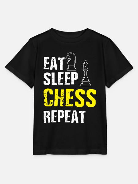 Schach Schachspieler Geschenkidee - Stanley/Stella Kinder T-Shirt MINI CREATOR - Schwarz