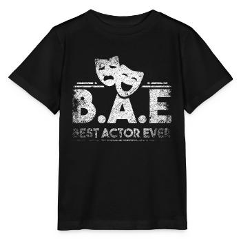 Schauspiel Masken Theater Bester Schauspieler - Stanley/Stella Kinder T-Shirt MINI CREATOR  - Schwarz - Vorne - Mikhail (115cm)