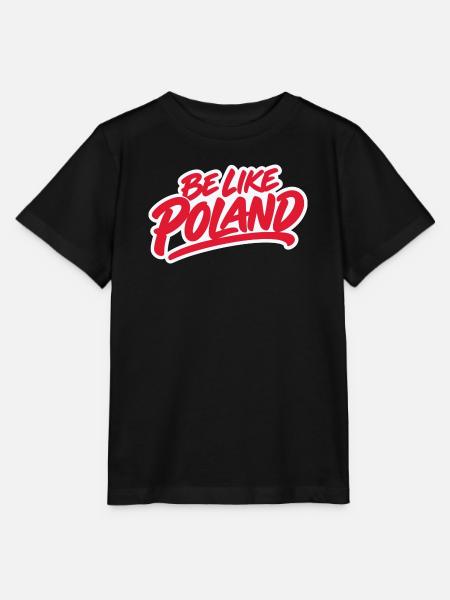 Sei wie Polen - Stanley/Stella Kinder T-Shirt MINI CREATOR - Schwarz