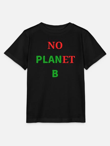 No Plan(et) B  - Stanley/Stella Kinder T-Shirt MINI CREATOR  - Schwarz