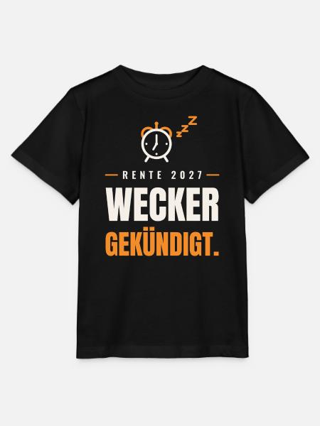 Rente 2027 Wecker - Stanley/Stella Kinder T-Shirt MINI CREATOR  - Schwarz