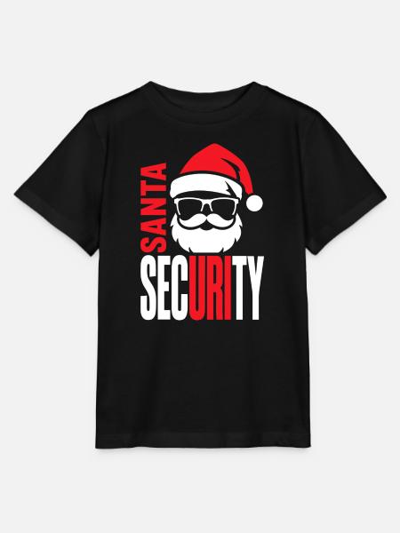 Weihnachtsmann-Sicherheitslogo - Stanley/Stella Kinder T-Shirt MINI CREATOR - Schwarz