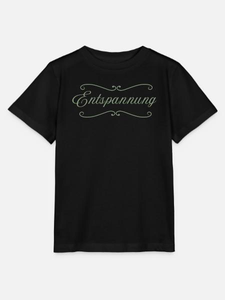 Entspannung - Ruhe - Gelassenheit - Stanley/Stella Kinder T-Shirt MINI CREATOR - Schwarz