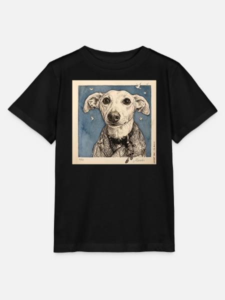 Ein Blick sagt alles... - Stanley/Stella Kinder T-Shirt MINI CREATOR  - Schwarz
