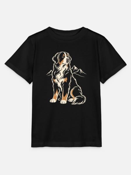 Berner Sennenhund – Alpiner Begleiter - Stanley/Stella Kinder T-Shirt MINI CREATOR  - Schwarz