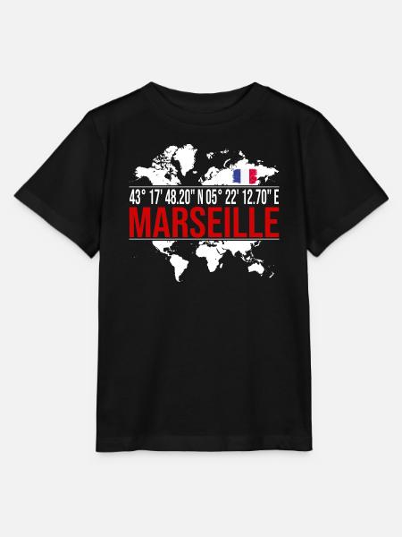 Marseille - Stanley/Stella Kinder T-Shirt MINI CREATOR - Schwarz