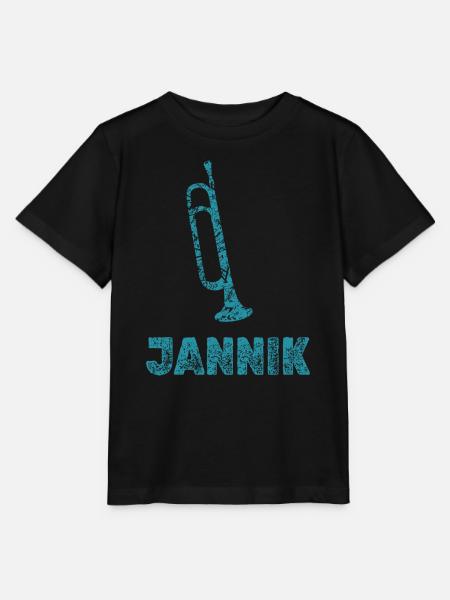 Geschenk für Jannik - Stanley/Stella Kinder T-Shirt MINI CREATOR - Schwarz