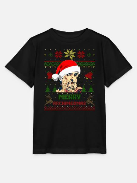 Archimedes Merry Archimedmas - Stanley/Stella Kinder T-Shirt MINI CREATOR  - Schwarz