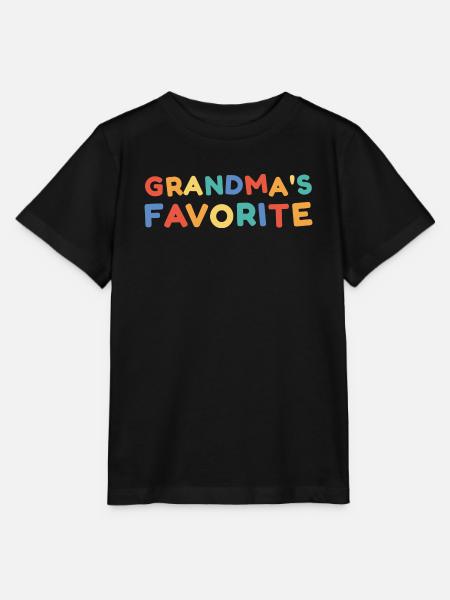 Omas Lieblings - Stanley/Stella Kinder T-Shirt MINI CREATOR - Schwarz