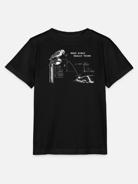 what birds really think - Stanley/Stella Kinder T-Shirt MINI CREATOR - Schwarz