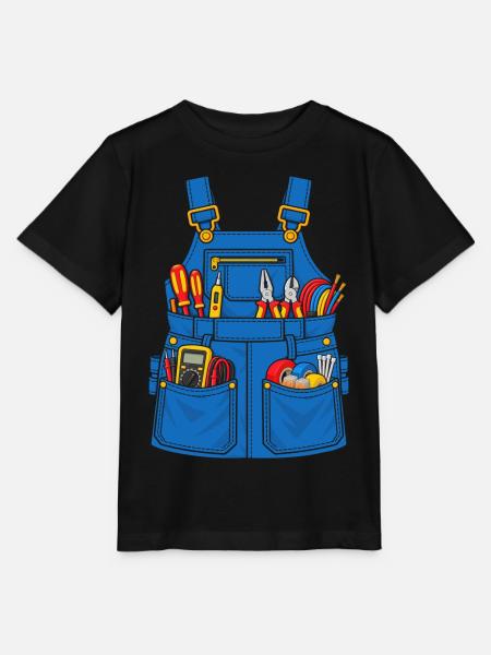 Elektriker Werkzeugschürze - Stanley/Stella Kinder T-Shirt MINI CREATOR - Schwarz