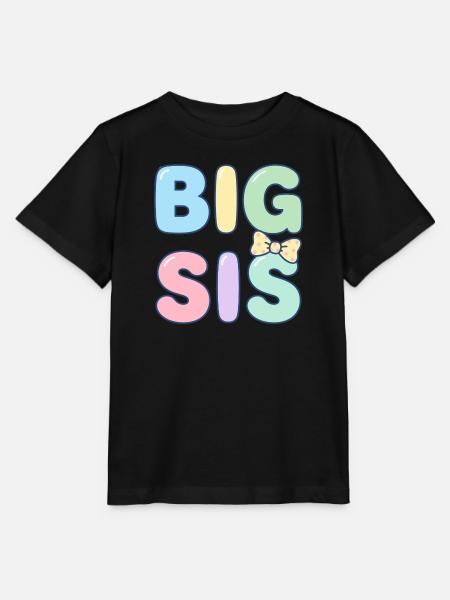 große Schwester - Stanley/Stella Kinder T-Shirt MINI CREATOR - Schwarz