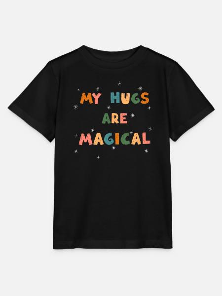 Meine Umarmungen sind magisch - Stanley/Stella Kinder T-Shirt MINI CREATOR - Schwarz