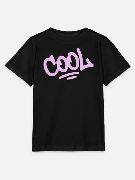 COOL Graffiti Pastellrosa - Stanley/Stella Kinder T-Shirt MINI CREATOR - Schwarz