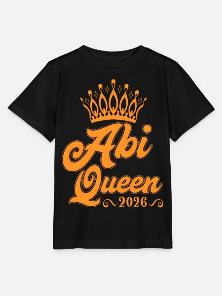 Abiturienten Queen Abiturientin - Stanley/Stella Kinder T-Shirt MINI CREATOR - Schwarz
