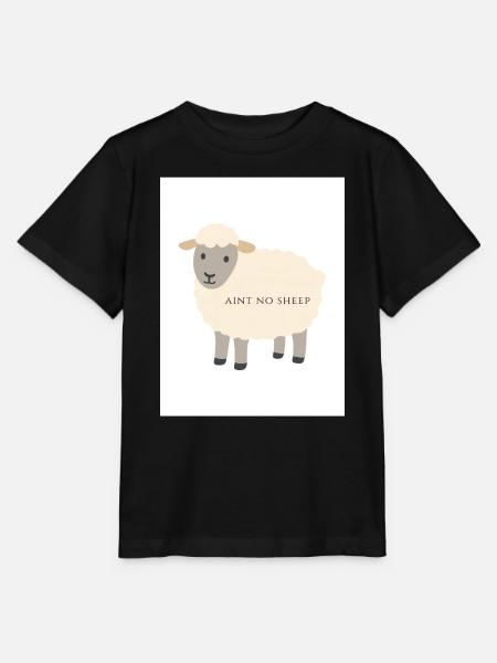 Schafe - Stanley/Stella Kinder T-Shirt MINI CREATOR - Schwarz