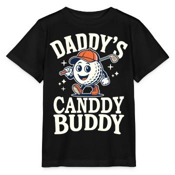 Papas Caddy Buddy - Stanley/Stella Kinder T-Shirt MINI CREATOR  - Schwarz - Vorne - Mikhail (115cm)