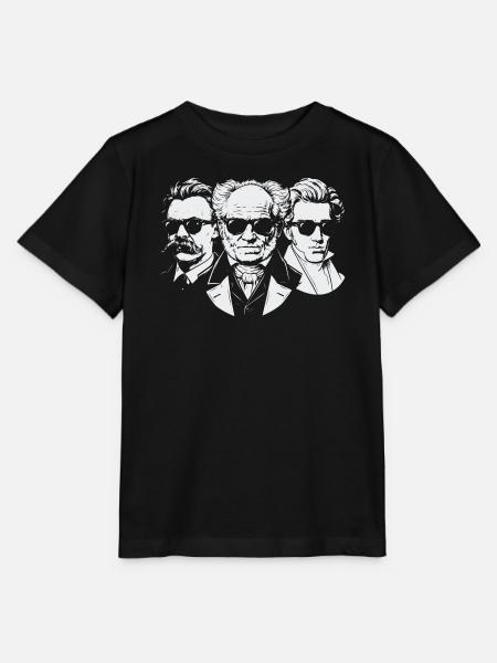 Philosophen des Existentialismus - Stanley/Stella Kinder T-Shirt MINI CREATOR - Schwarz