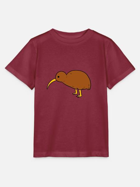 Kiwi - Stanley/Stella Kinder T-Shirt MINI CREATOR  - Burgunderrot