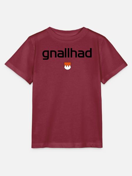gnallhad - Mundart Design - Stanley/Stella Kinder T-Shirt MINI CREATOR  - Burgunderrot