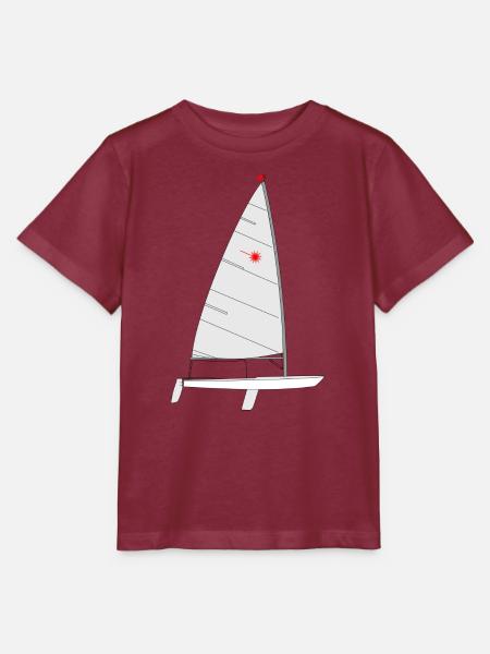 Laser Riss - Stanley/Stella Kinder T-Shirt MINI CREATOR - Burgunderrot