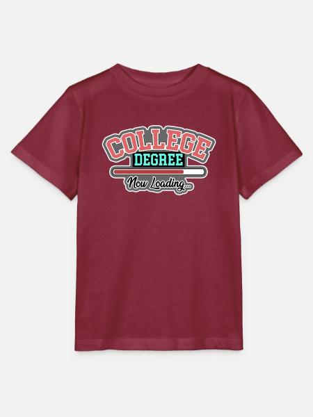 Universität Abschluss - Stanley/Stella Kinder T-Shirt MINI CREATOR - Burgunderrot