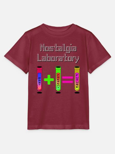 Nostalgie-Labor - Stanley/Stella Kinder T-Shirt MINI CREATOR  - Burgunderrot