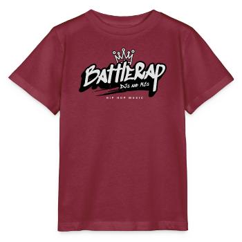BattleRap Royalty – Kings Crown Edition - Stanley/Stella Kinder T-Shirt MINI CREATOR  - Burgunderrot - Vorne - Kain (125cm)