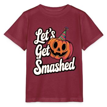 Let's Get Smashed - Stanley/Stella MINI CREATOR Kids’ T-Shirt - burgundy - Front - Kain (125cm)