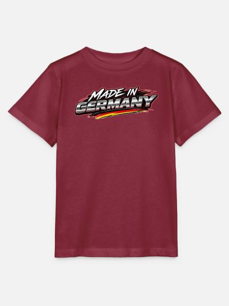 Hergestellt in Deutschland - Stanley/Stella Kinder T-Shirt MINI CREATOR  - Burgunderrot