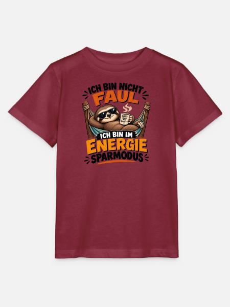 Lustige Sprüche & kreative Designs“. - Stanley/Stella Kinder T-Shirt MINI CREATOR - Burgunderrot