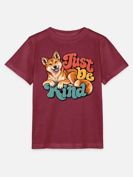 Dingo - Stanley/Stella Kinder T-Shirt MINI CREATOR - Burgunderrot