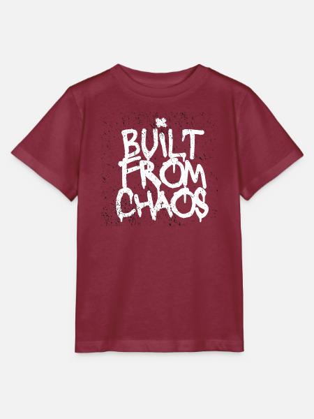 Aus Chaos gebaut - Stanley/Stella Kinder T-Shirt MINI CREATOR  - Burgunderrot