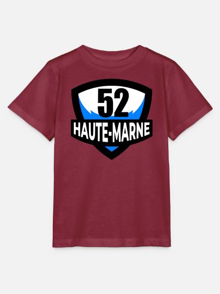 52 Haute-Marne - Stanley/Stella Kinder T-Shirt MINI CREATOR - Burgunderrot