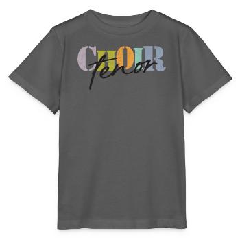 Choir - Tenor singer - Stanley/Stella Kinder T-Shirt MINI CREATOR  - Anthrazit - Vorne - Kain (125cm)