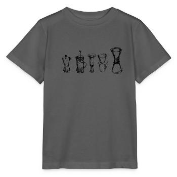 Alternative Coffee - Stanley/Stella MINI CREATOR Kids’ T-Shirt - anthracite - Front - Kain (125cm)