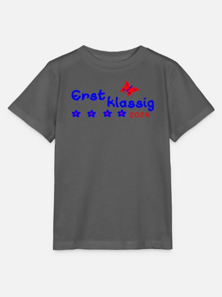 Schulanfang Erstklassig 2024 - Stanley/Stella Kinder T-Shirt MINI CREATOR  - Anthrazit