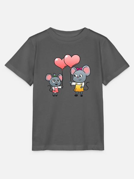 Mäuse - Stanley/Stella Kinder T-Shirt MINI CREATOR - Anthrazit