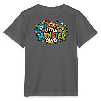 Little Monster Club – Buntes Monster Kinderdesign - Stanley/Stella Kinder T-Shirt MINI CREATOR  - Anthrazit - Vorne - Kain (125cm)