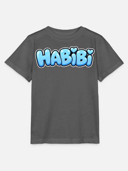 Habibi – Süßer Herz Schriftzug – Liebe - Stanley/Stella Kinder T-Shirt MINI CREATOR  - Anthrazit