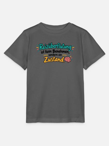 Reizüberflutung Zustand - Stanley/Stella Kinder T-Shirt MINI CREATOR  - Anthrazit