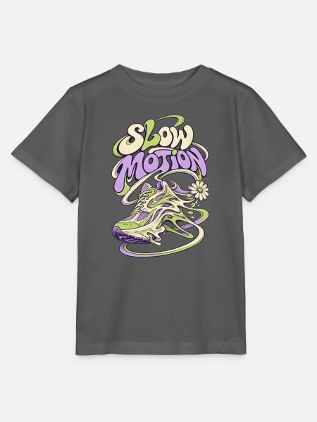 Slow Motion Sneaker Psychedelia - Stanley/Stella Kinder T-Shirt MINI CREATOR - Anthrazit