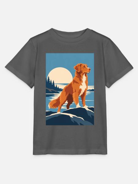 Nova Scotia Retriever - Stanley/Stella Kinder T-Shirt MINI CREATOR - Anthrazit
