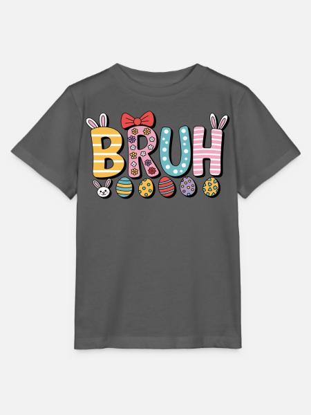 Bruh Ostern - Stanley/Stella Kinder T-Shirt MINI CREATOR  - Anthrazit