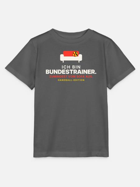 Sofa-Bundestrainer Handball - Stanley/Stella Kinder T-Shirt MINI CREATOR - Anthrazit