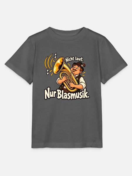Blasmusik Musikverein Blaskapelle Blasmusiker - Stanley/Stella Kinder T-Shirt MINI CREATOR - Anthrazit