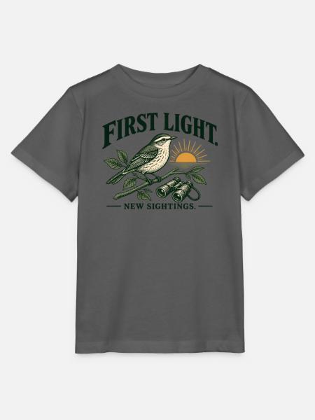 First Light New Sightings Garten Vögel - Stanley/Stella Kinder T-Shirt MINI CREATOR - Anthrazit