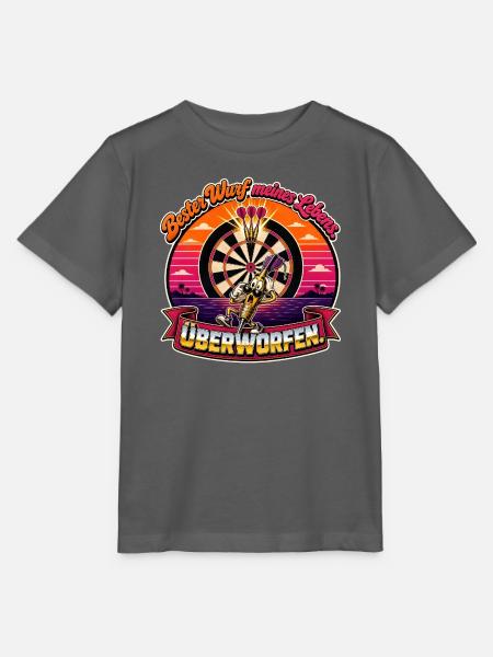 Bester Wurf meines Lebens Dartcartoon - Stanley/Stella Kinder T-Shirt MINI CREATOR - Anthrazit