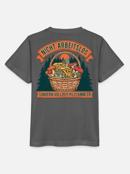 Nicht Arbeitslos: Vollzeit-Pilzsammler - Stanley/Stella Kinder T-Shirt MINI CREATOR - Anthrazit