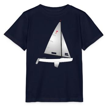 Pirat Riss - Stanley/Stella Kinder T-Shirt MINI CREATOR  - Navy - Vorne - Kain (125cm)